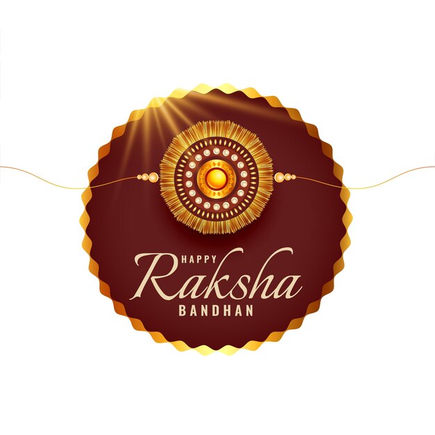 Fond de festival raksha bandhan élégant avec un design rakhi