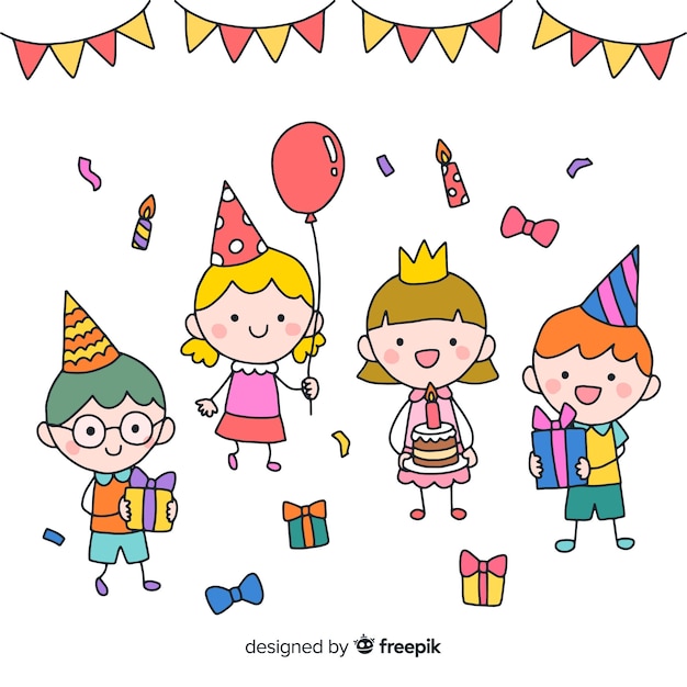 Fond De Fête D Anniversaire Enfants