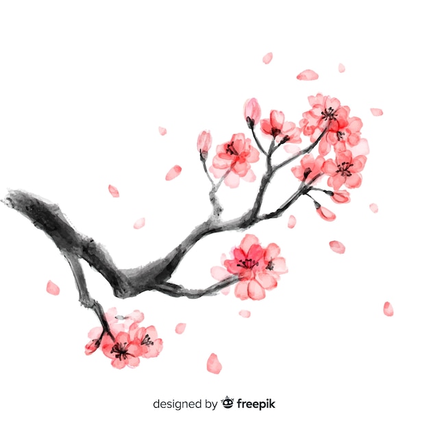 Fond de fleur de cerisier