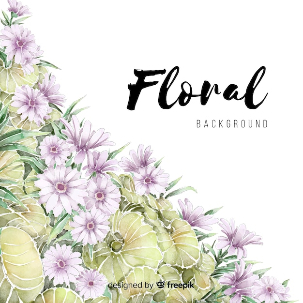 Fond floral de printemps