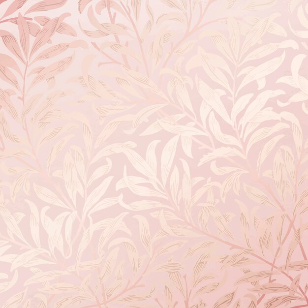 Fond floral vintage, motif rose dans le vecteur de conception esthétique
