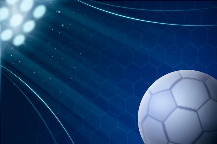 Vecteur gratuit fond de football abstrait réaliste
