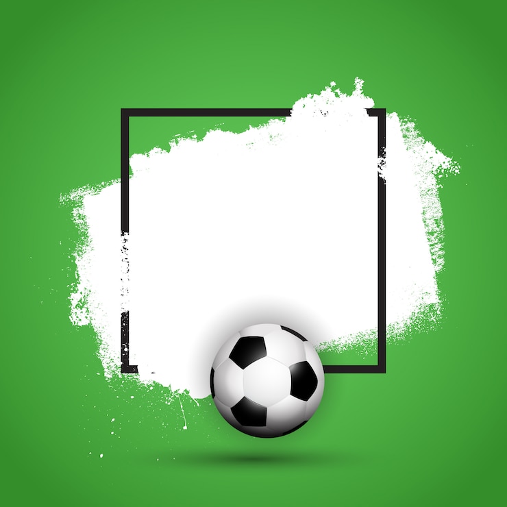 Vecteur gratuit fond de football / football de grunge