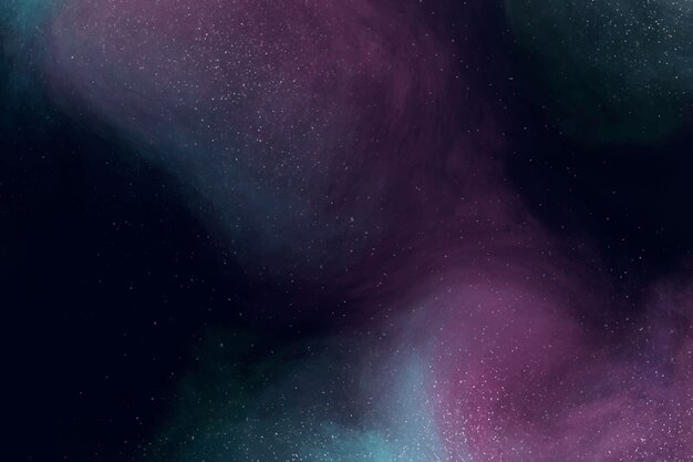 Fond de galaxie aquarelle avec des étoiles