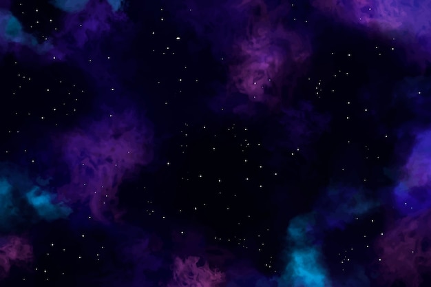 Fond de galaxie aquarelle