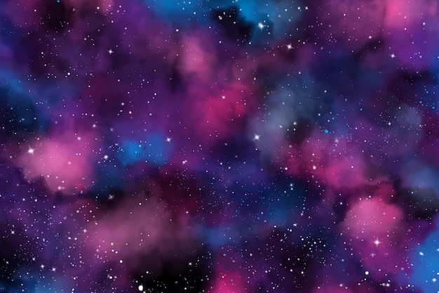 Fond de galaxie aquarelle
