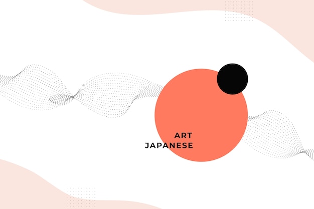 Fond Géométrique Au Design Japonais