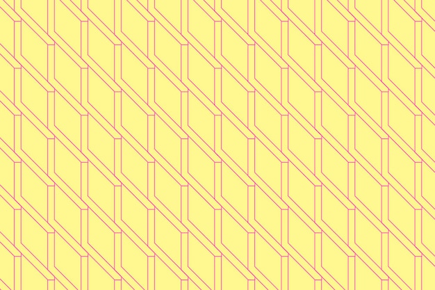 Fond Géométrique Jaune, Vecteur De Design Coloré Motif Abstrait