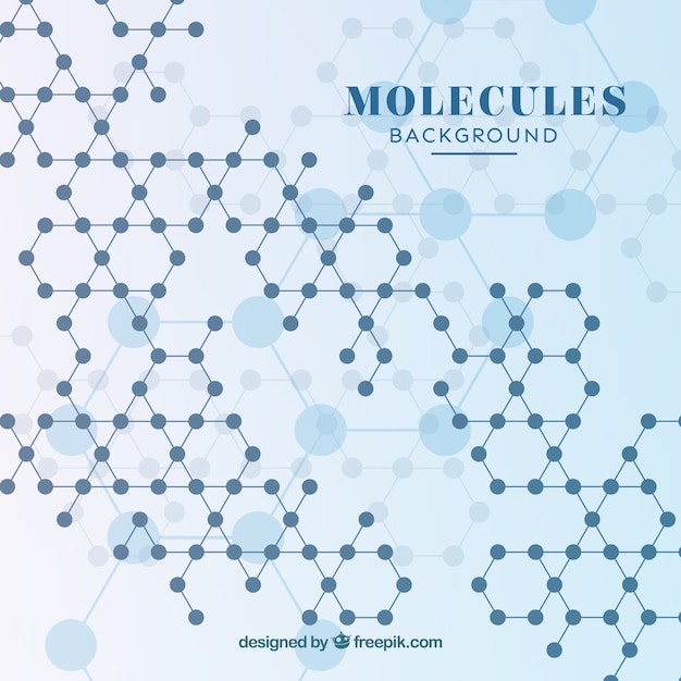 Fond géométrique des molécules