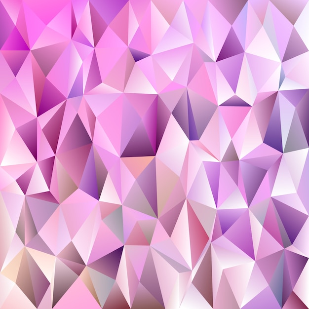Fond géométrique de motif triangulaire en mosaïque en mosaïque vectorielle à partir de triangles colorés