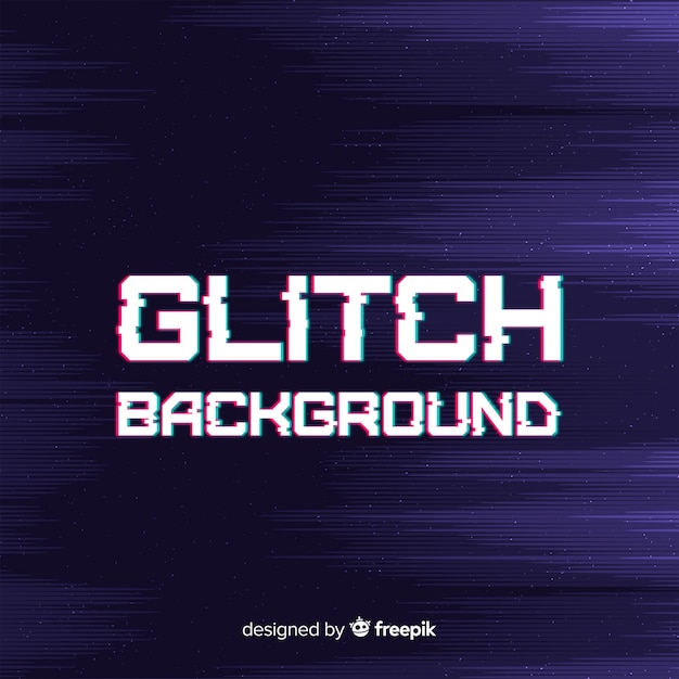 Vecteur gratuit fond glitch