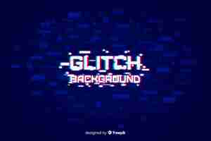 Vecteur gratuit fond glitch