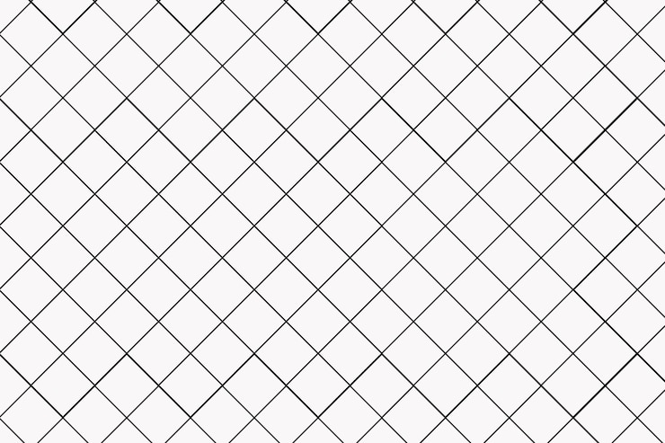 Vecteur gratuit fond de grille, vecteur de conception simple noir et blanc minimal