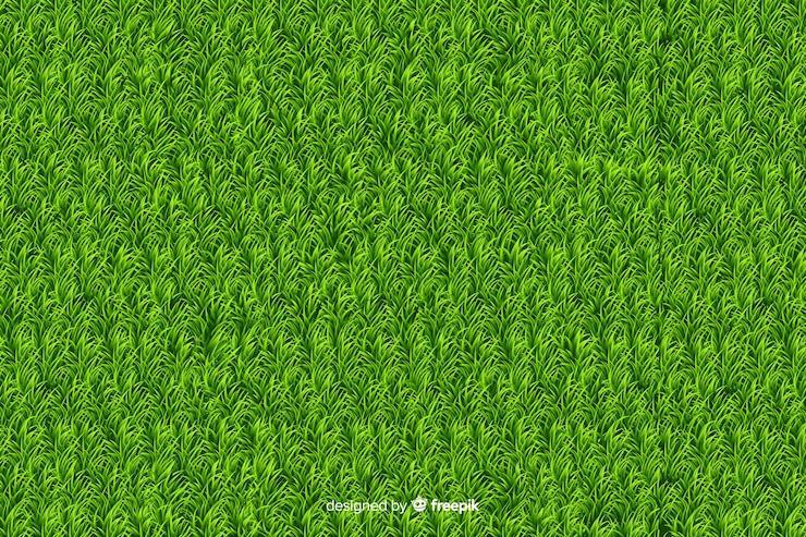 Vecteur gratuit fond d'herbe verte conception réaliste