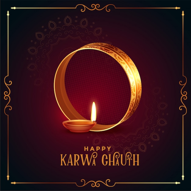 Fond Heureux Karwa Chauth