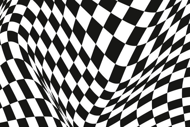Fond d'illusion d'optique design plat