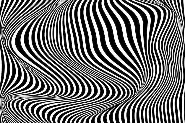 Fond d'illusion d'optique psychédélique