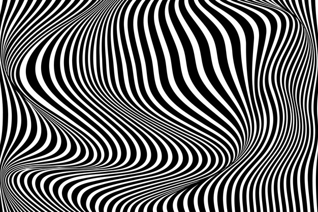 Fond d'illusion d'optique psychédélique