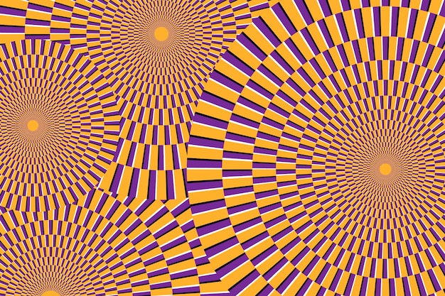 Vecteur gratuit fond d'illusion d'optique psychédélique