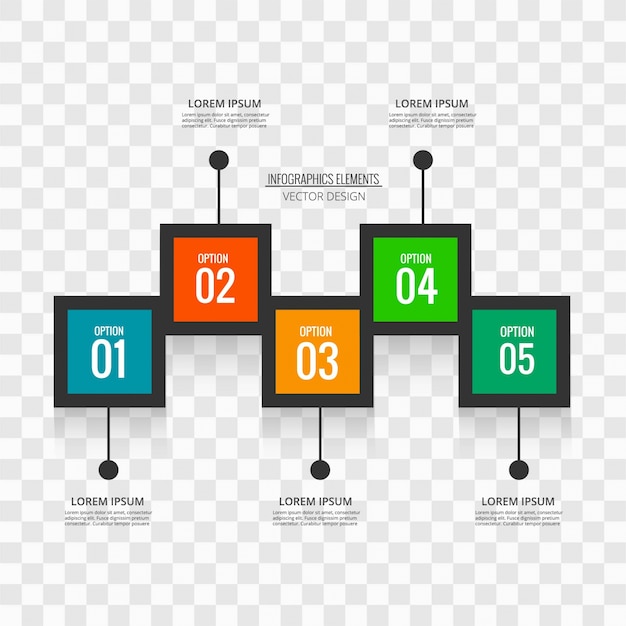 Fond Infographique Moderne