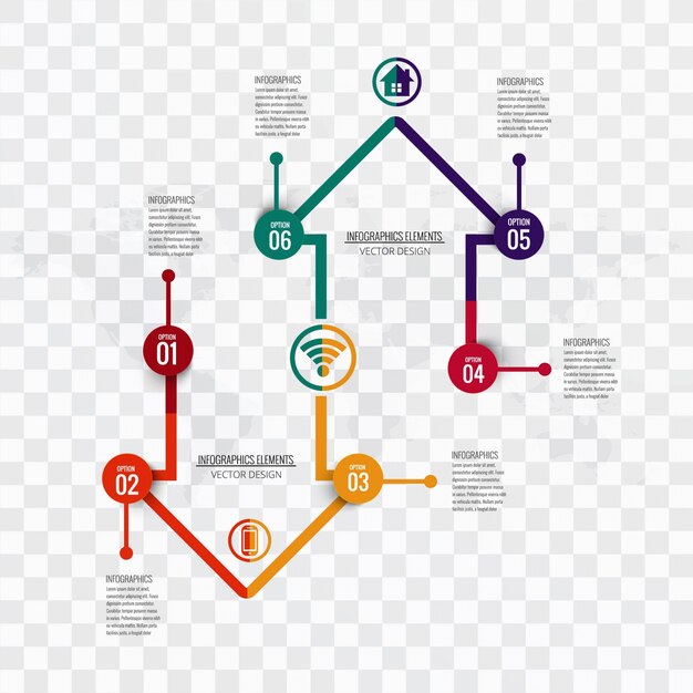 fond infographique moderne