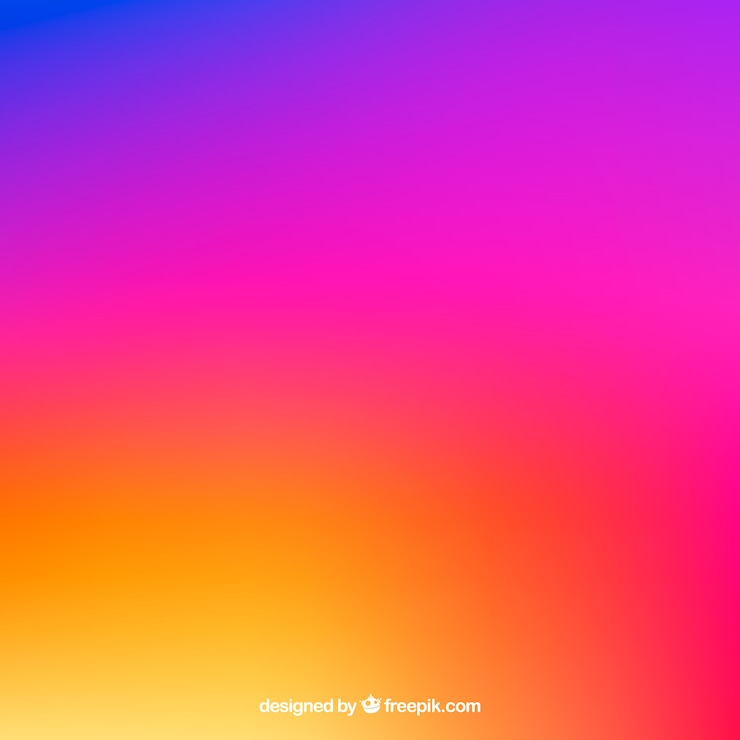 Vecteur gratuit fond d&#39;instagram en dégradé de couleurs