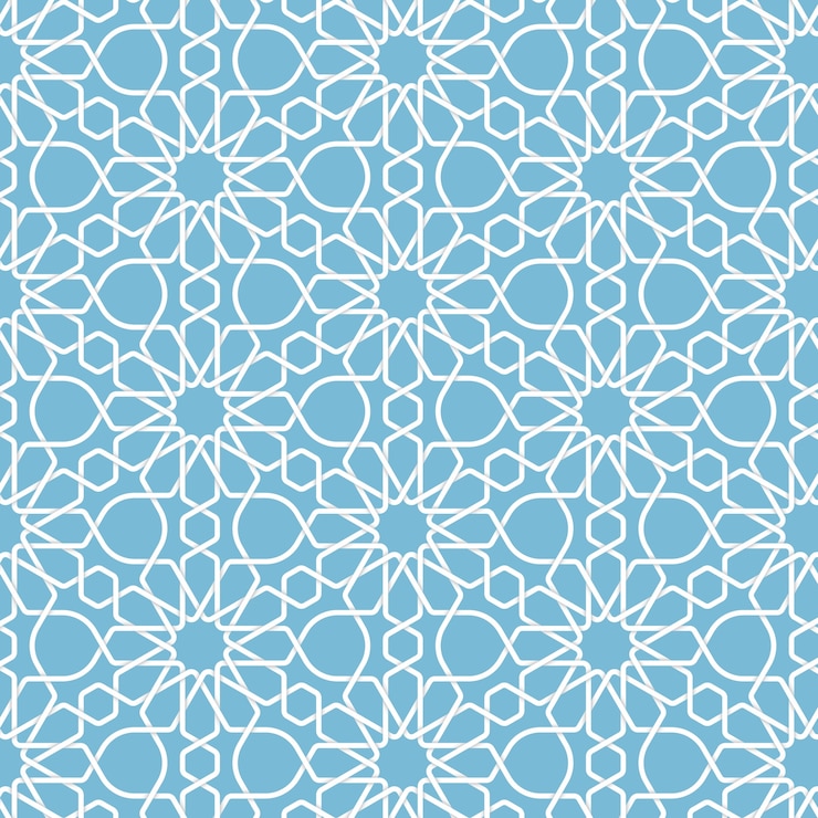 fond islamique géométrique abstrait