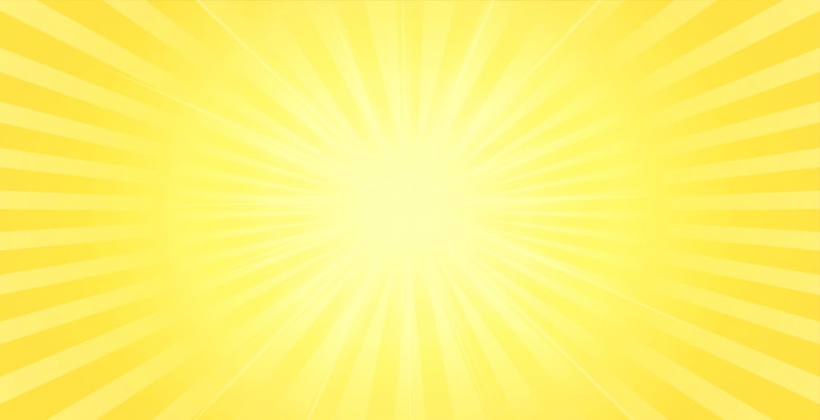 Vecteur gratuit fond jaune avec effet de lumière rougeoyante centrale