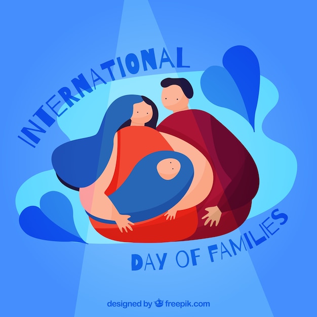Fond de la journée internationale de la famille