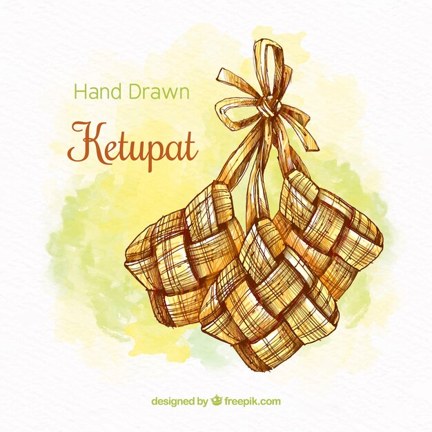 Fond de ketupat traditionnel