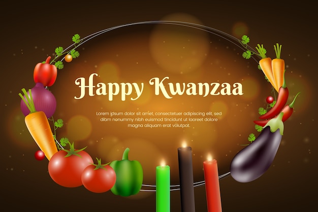 Fond De Kwanzaa Réaliste