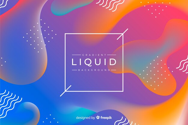 Fond Liquide Coloré