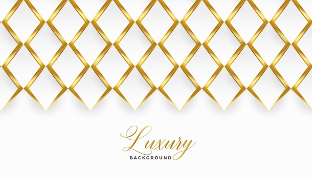 Vecteur gratuit fond de luxe en or blanc avec des formes de diamant