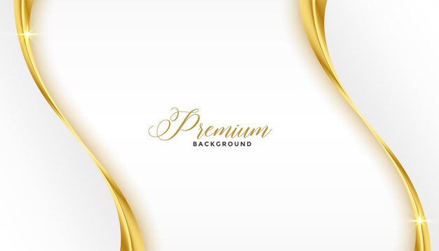 Fond luxueux de style 3d doré premium