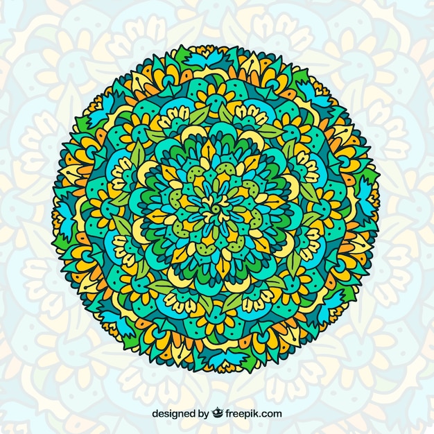 Fond De Mandala Coloré