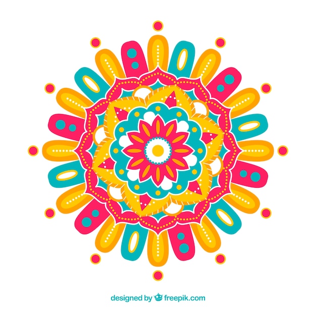 Fond De Mandala Coloré