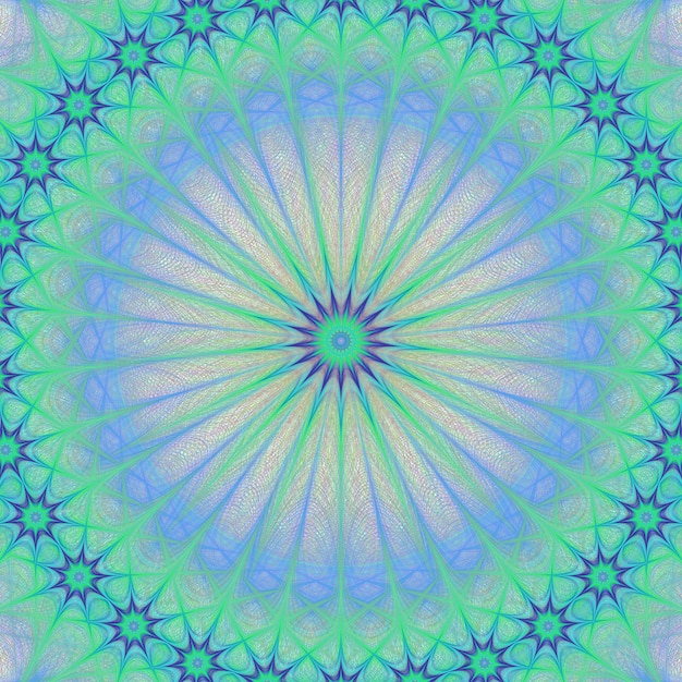 Fond De Mandala Vert