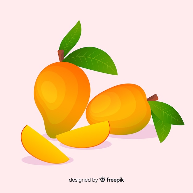 Fond de mangue dessiné à la main