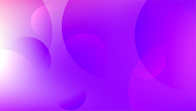 Fond Moderne De Cercles Violets Brillants