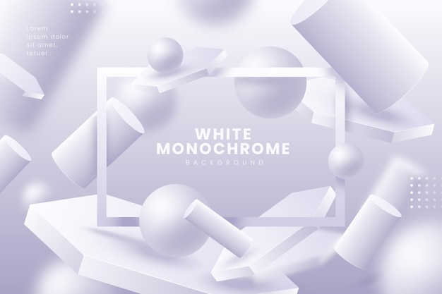 Fond monochrome blanc dégradé