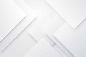 Vecteur gratuit fond monochrome blanc de style papier