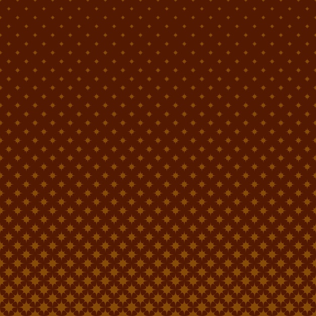 Fond de motif étoilé géométrique marron demi-teinte