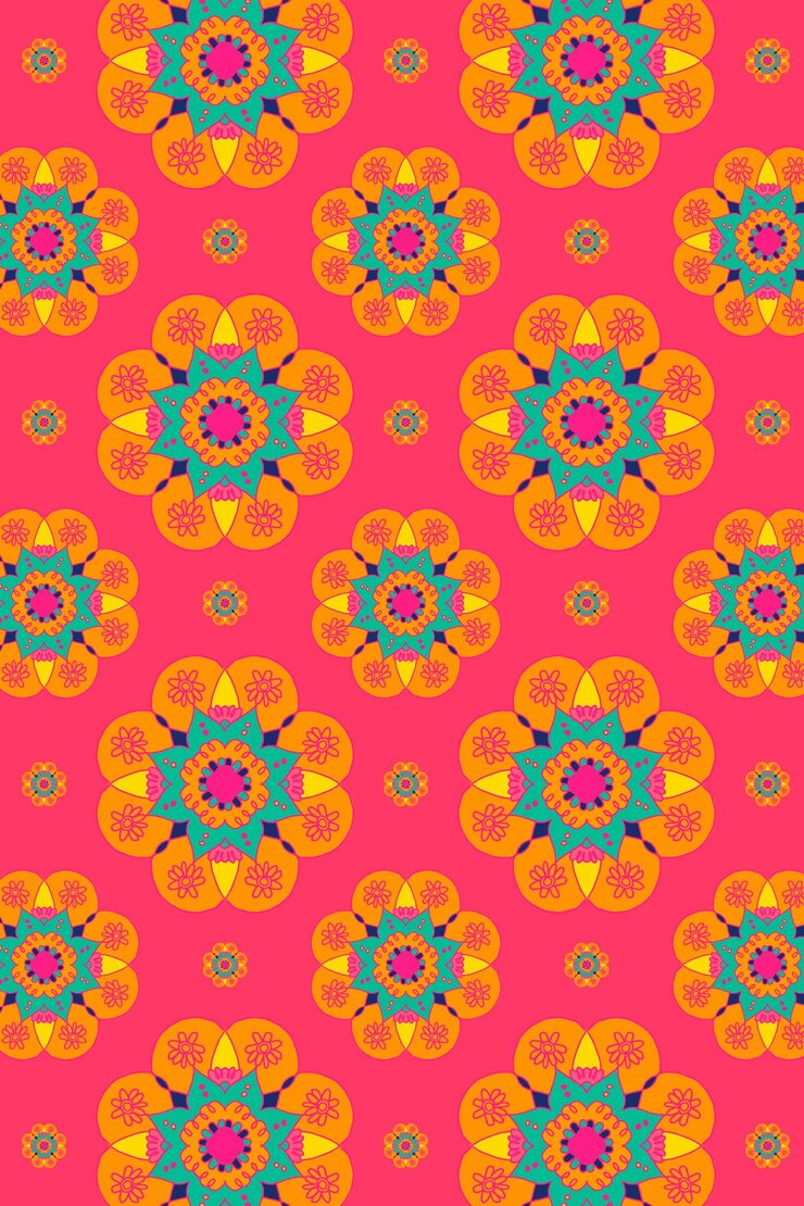 Vecteur gratuit fond de motif de mandala vecteur diwali