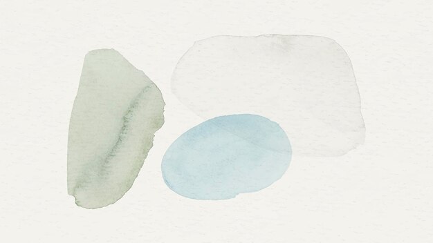 Fond à motifs aquarelle bleu et vert