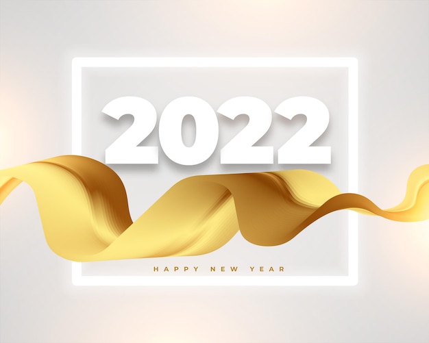 Fond De Nouvel An Créatif 2022 Avec Tissu Ondulé Rideau Doré