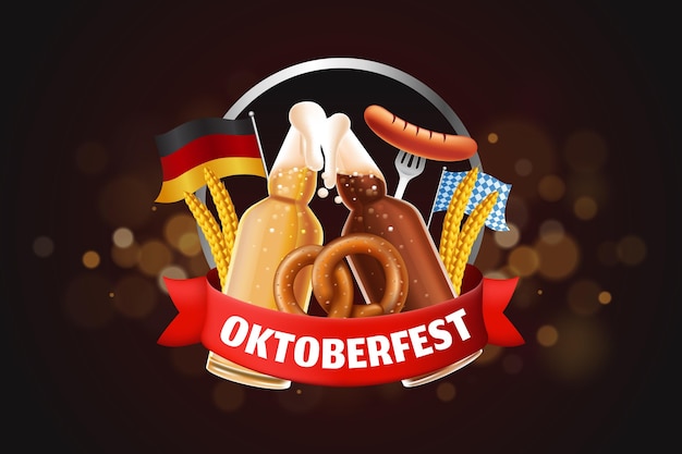 Fond d'Oktoberfest réaliste