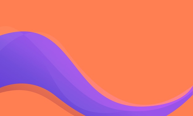 Fond orange et violet abstrait simple