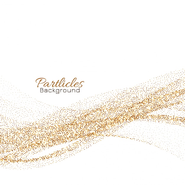 Fond de particules de paillettes d'or