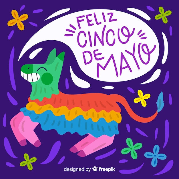 Fond Plat De Cinco De Mayo