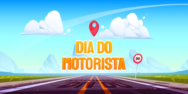 Fond Plat Dia Do Motorista